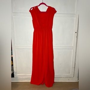 Boohoo blood orange maxi dress size 6